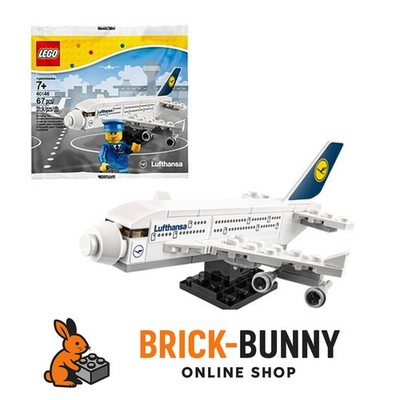 LEGO Lufthansa Flugzeug Polybag - 40146 - Airbus A380 - neu & original