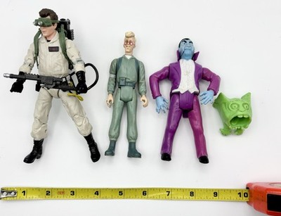Vintage & Modern Lot 4 Kenner 1980's Real Ghostbusters Figures Ray Egon Dracula