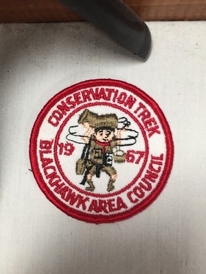 1967 Blackhawk Area Council Conservation Trek BSA Camp Patch