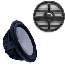 Wet Sounds Revo 10" Sub and Grill Black Sub and Black Closed Face XW Grill 2 Ohm