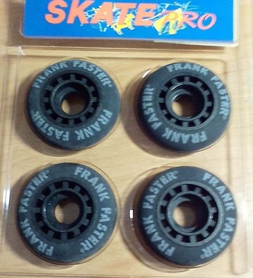 4 er Set Inliner Rollen -  Inlineskates 63mm - schwarz