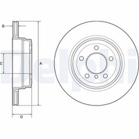 2X Delphi Bremsscheibe BG4937C FüR BMW