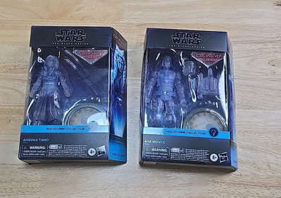Hasbro Star Wars Black Series Ahsoka Tano & Axe Woves Holocomm Collection 2PACK