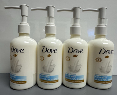 4 PACK Dove PRO Deeply Nourishing Hand Wash 235mL Pump Bottles