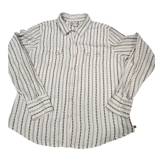 1990's Polo by Ralph Lauren western vibe button up with pearl snaps size Kids XL