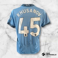 Abdokudir Khusanov signed shirt, obtained in person.