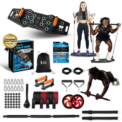 Push Up Board For Men, Push Up Board Home Gym - Portable, Joint Friendly, Fun...