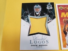 Evgeni Nabokov San Jose Sharks 2007 - 2008 UD The Cup Limited Logos Blank Back