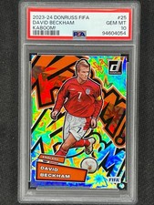 2023-24 Donruss FIFA KaBoom! SSP #25 David Beckham England PSA 10