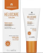 NEW Heliocare Color Gelcream Brown SPF 50 Sunscreen 50ml