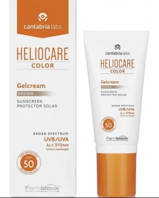 NEW Heliocare Color Gelcream Brown SPF 50 Sunscreen 50ml