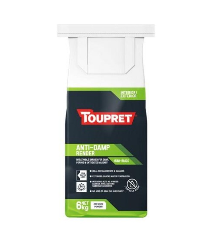 Toupret Anti Damp Render (Humi Block) - 6Kg