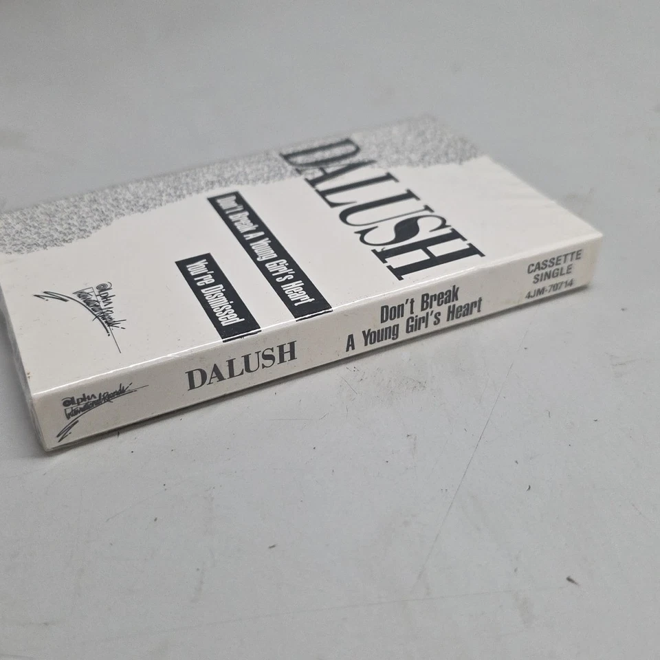 DALUSH Don't Break A Young Girl's Heart/You're Dismissed CASSETTE Single SEALED - Image 4 of 4