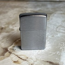 Zippo Lighter Chrome E XIV Bradford, PA USA Made Sparks UNTESTED - AS IS