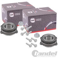 2X A.B.S. Radnabe Hinten Vorne Passend FüR Mercedes C-KLASSE E-KLASSE SL SLC SLK