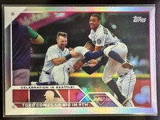 2023 Topps Series 1 Checklist Celebration in Seattle! Seattle Mariners #174