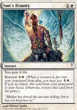 Sun's Bounty - ColdSnap #18/155 MTG Magic The Gathering