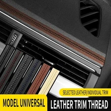 PU Leather Car Molding Trim Strip Door Decorative DIY Flexible Interior Sticker