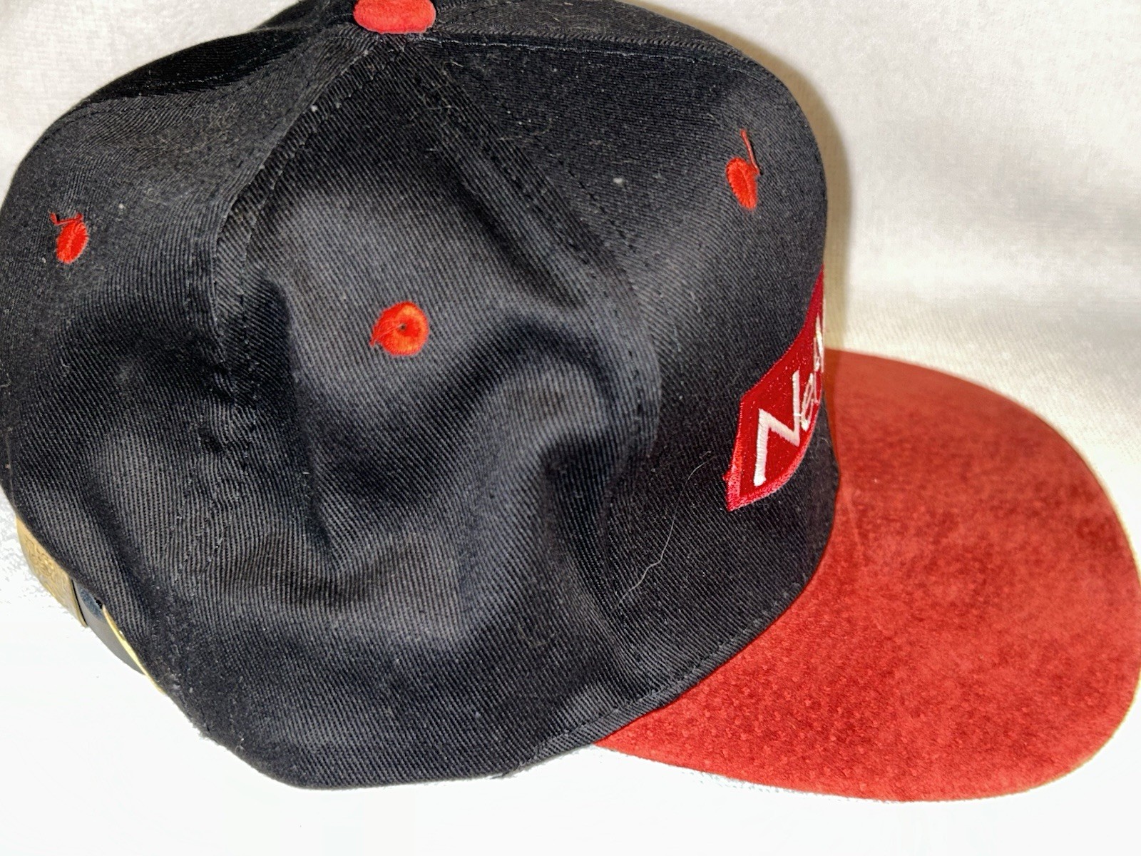 NETWARE 4 HAT CAP ADJUSTABLE STRAPBACK BLACK RED … - image 6