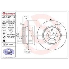 2x Bremsscheibe hinten für BMW 7-er E38 8-er E31 | 26242167