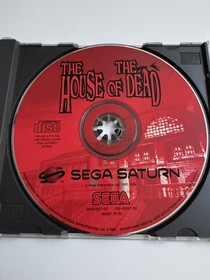 * RARE * HOUSE OF THE DEAD SEGA SATURN GAME WITH MANUAL TESTED PAL JEWEL CD CASE