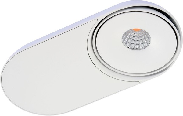 Moderne Aufputz Downlights 1X10W/Led, 680Lm, IP20, 3000K, Weiss, Neu-image