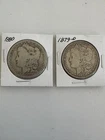1879-O and 1880-O  Morgan Silver Dollars