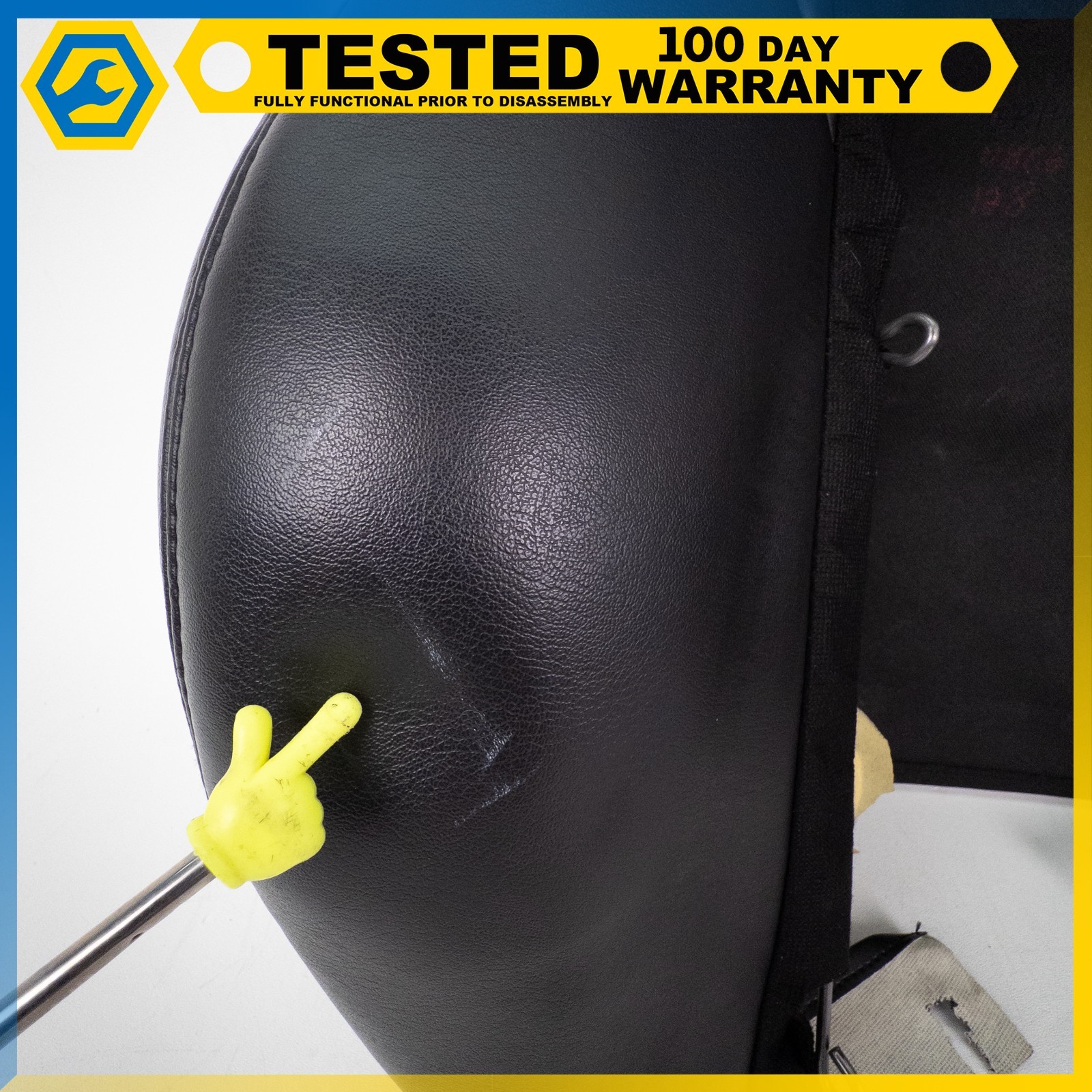05-11 CHEVROLET CORVETTE C6 FRONT RIGHT PASSENGER UPPER LOWER SEAT CUSHION OEM