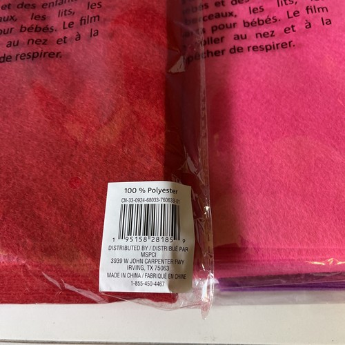 45 Felt Sheets, Pink, Purple & Red. 11.8 in x 9 in , 3 packs. Creatology. New. - Picture 8 of 10