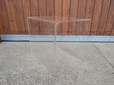 Vintage Acryl Tisch Retro Plexiglas Beistelltisch Space Age Post Modern 70er