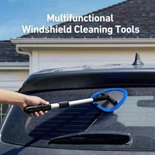 Car Windshield Cleaning Tools Reusable and Washable Microfiber Pad