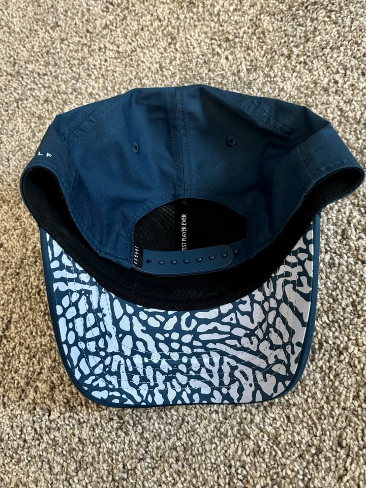 NUEVO sin etiquetas Jordan Golf Jumpman Sombrero Azul Snapback Foto 2 de 3