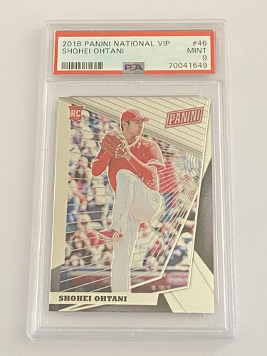 2018 Panini National Convention VIP Shohei Ohtani RC #46 PSA 9