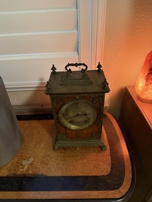 antique clock, from the mid 19th century is an real collection piece for homes