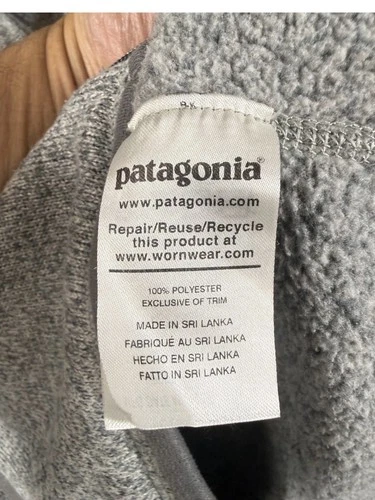 Patagonia Better Sweater Jacket Mens M Gray Fleece Dell Technologies Embroidered image 5