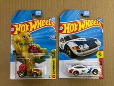 Lot Of 2 Hot Wheels 2026 Case D Feline Lucky Gold Ferrari 365 Gtb4 Competizione