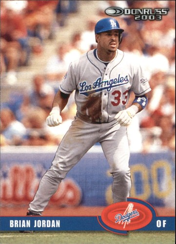 2003 Donruss Brian Jordan #307 card