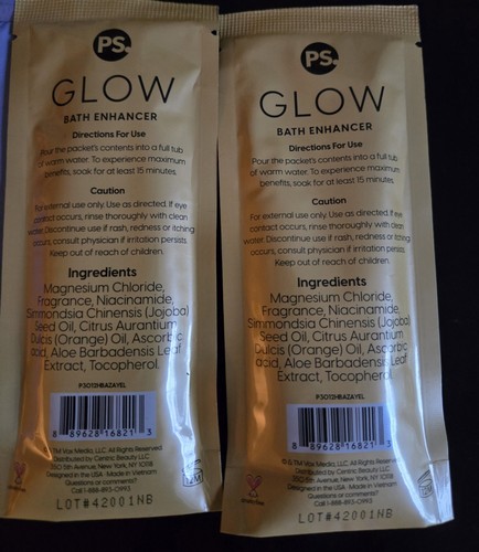 Popsugar 4 Stück Badeverstärker Glow Vitamin C 2 Stück & Traum Lavendel 2 Stück Netto Wt... - Bild 5 von 6