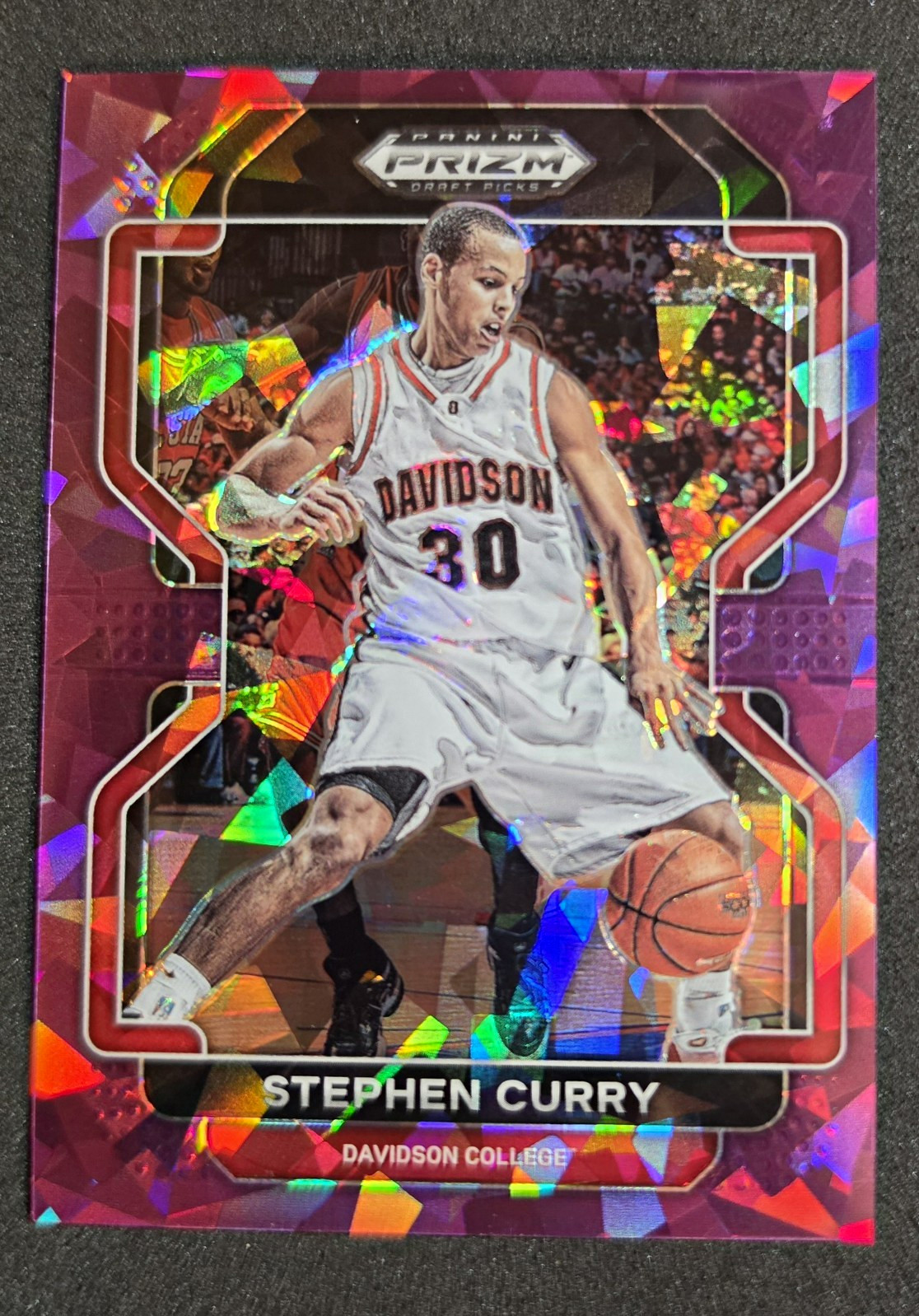 Panini 2022-23 Prizm Draft Picks Stephen Curry #45 Purple Ice /149