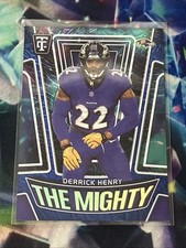 2024 Panini Totally Certified The Mighty Derrick Henry Mirror Blue /199 Ravens