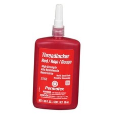 High Strength Threadlocker Red - No. 27150 50 ml Liquid - High Strength