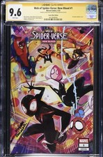 Web of Spider-Verse New Blood #1 Nicoletta Baldari CGC 9.6 firmato e disegnato