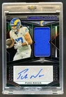 2023 Obsidian Puka Nacua RC Jersey Rookie Auto #100/199 Rams