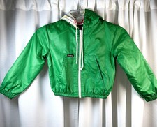 VTG Osh Kosh B'Gosh The Genuine Article Unisex Kids Green Zip Up Jacket Sz Small