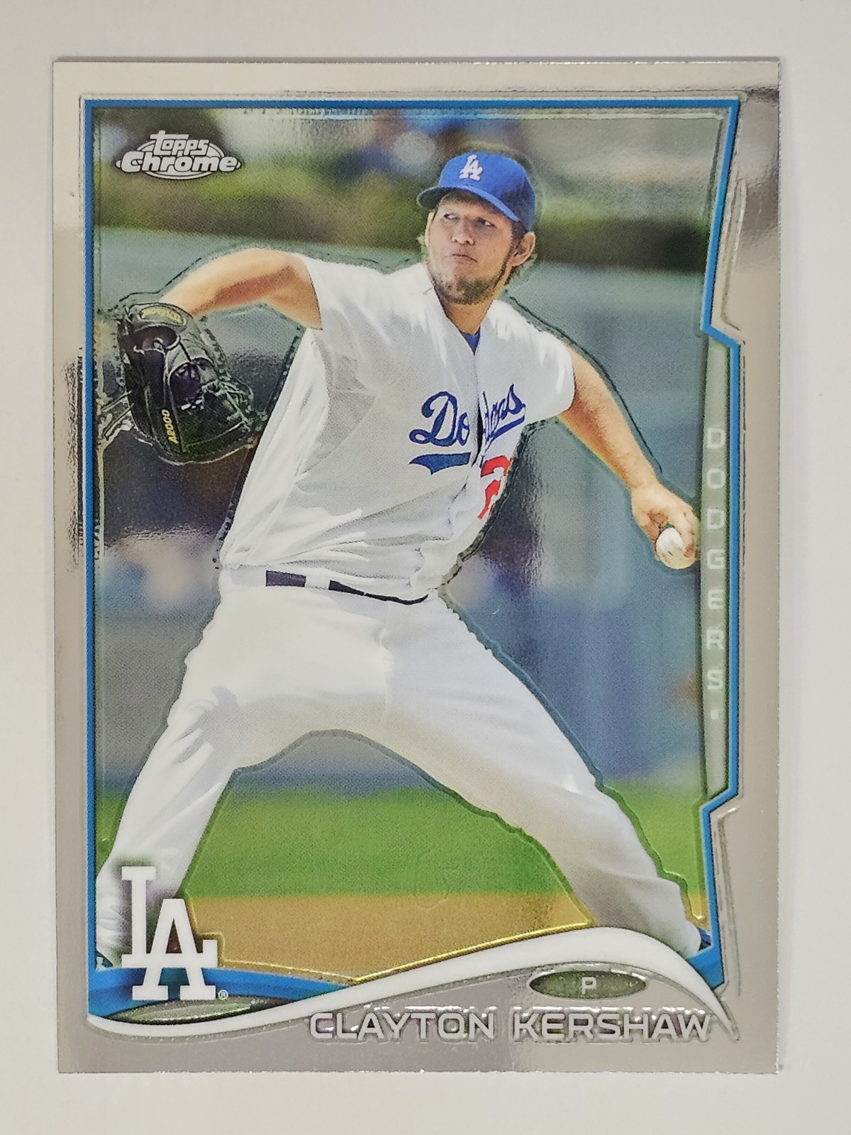 2014 Topps Chrome Clayton Kershaw Los Angeles Dodgers #100