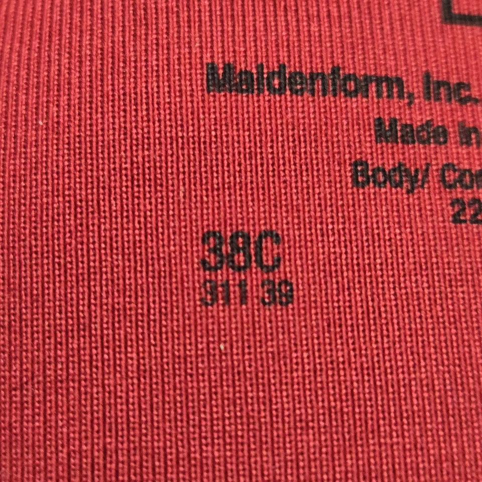 Sujetador Lilyette para mujer 38C camiseta roja con aros correa ajustable Foto 4 de 4