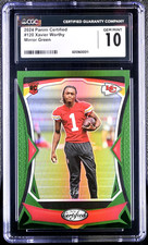 2024 Certified Mirror Green #120 Xavier Worthy /5 CGC 10 GEM MINT