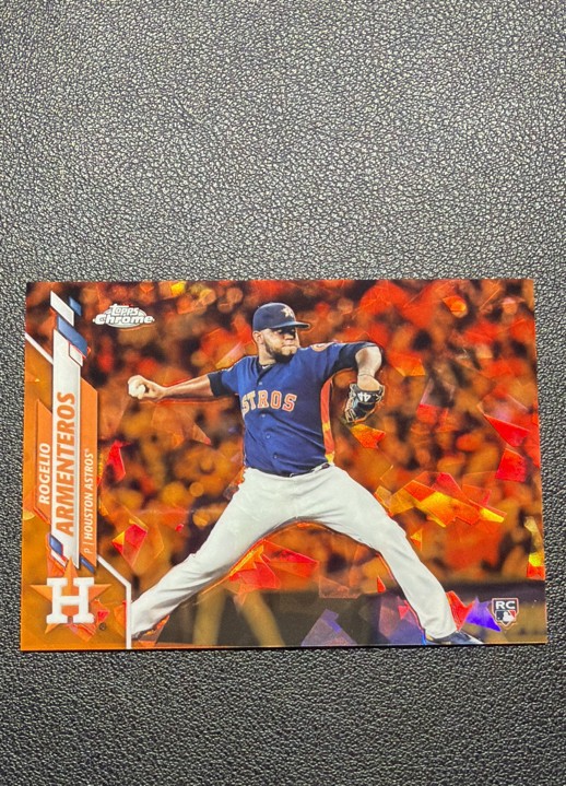 2020 Topps Chrome - Rogelio Armenteros #4 Orange Refractor /25 (RC)