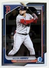 2024 Bowman Chrome - Wilyer Abreu #46 Rookie RC Boston Red Sox