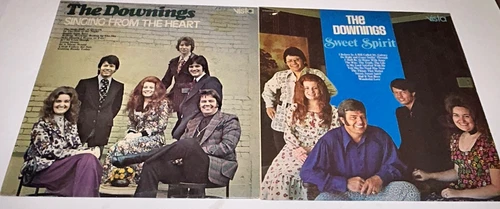 Lot The Downings 2 Lp Lot Singing From The Heart & Sweet Spirit 109
